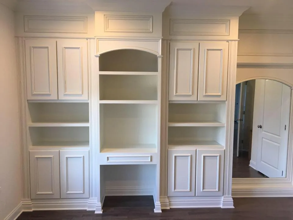 Arched Built-In Cabinetry — custom carpentry by Custom Interiors & Remodeling