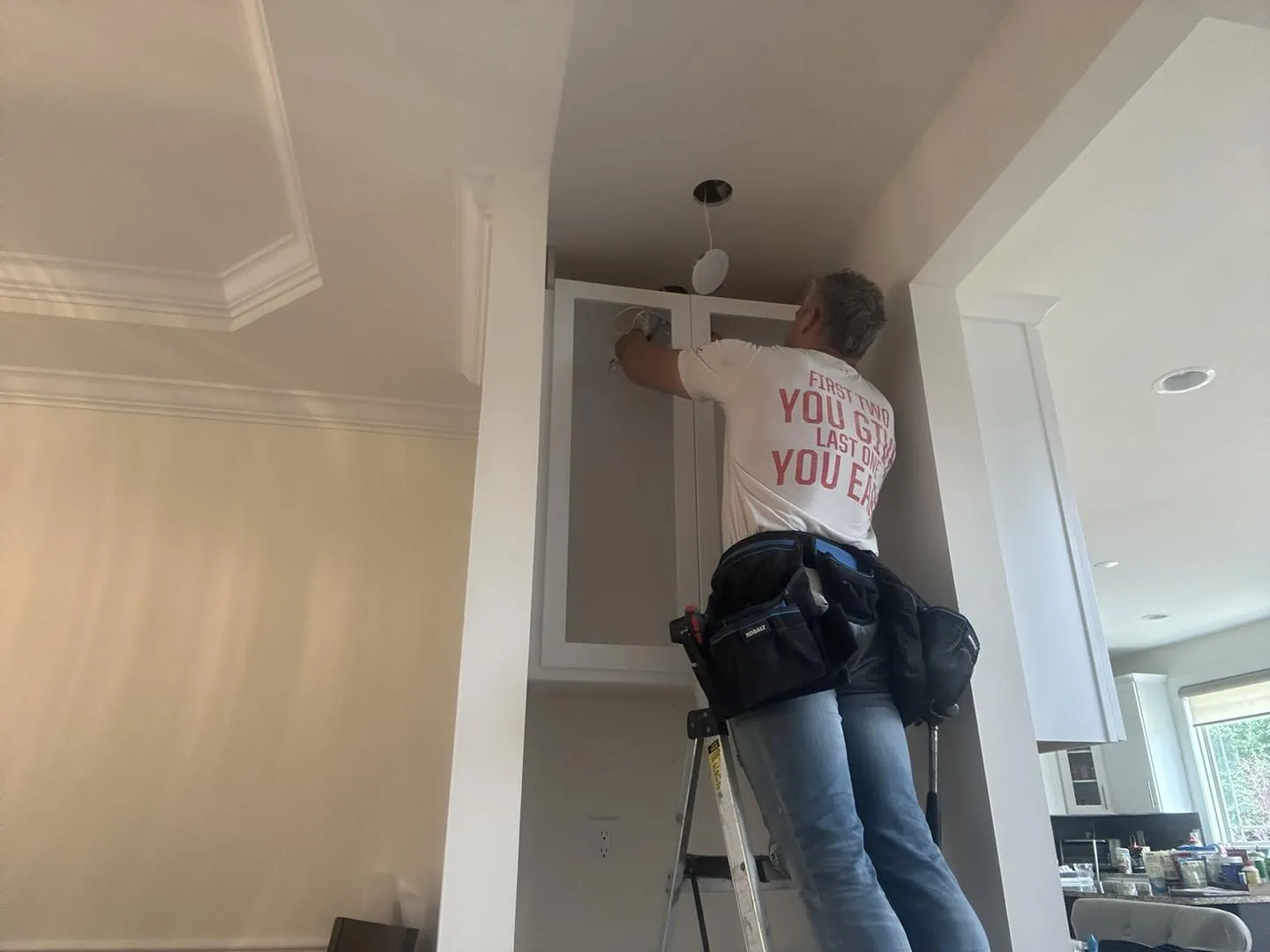 Trim Install, On Site — custom carpentry by Custom Interiors & Remodeling